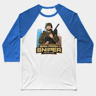 San Fran Sniper - Stephen Curry - Golden State Basketball Baseball T-Shirt